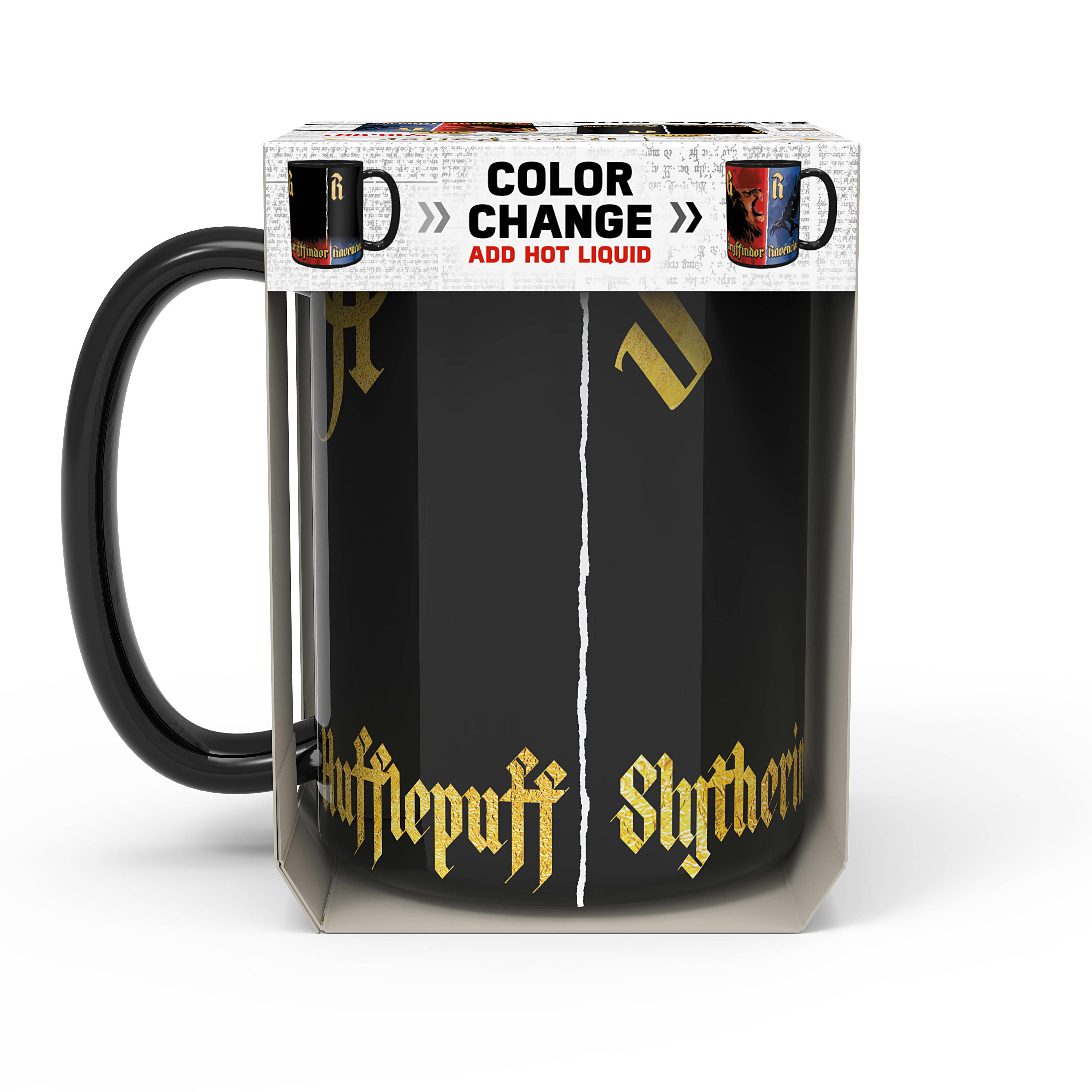 Zak Designs Harry Potter Color Change 15 Ounce Mug, Gryffindor, Hufflepuff, Ravenclaw, and Slytherin - image 1 of 12