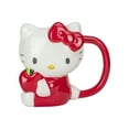 thumbnail interactive-video image 1 of Zak Designs 12oz Hello Kitty Ceramic Sculpted Mug, 1 of 12