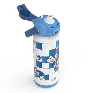 Sonic Atlantic Let's Roll Blue Spout Water Bottle, 16 oz.