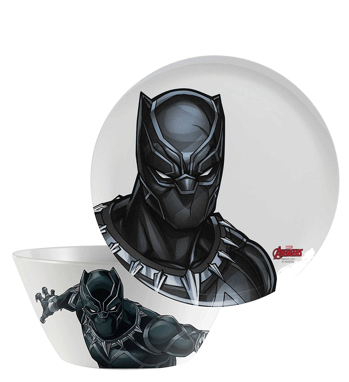Zak! Designs Melamine Black Panther Soup Bowl