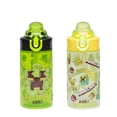 thumbnail image 1 of Zak Designs Minecraft Sage Kids Water Bottle For School or Travel, 16oz Durable Plastic Water Bottle With Straw, Handle, and Leak-Proof, Pop-Up Spout Cover, 2-Pack Set (Creeper), 1 of 10