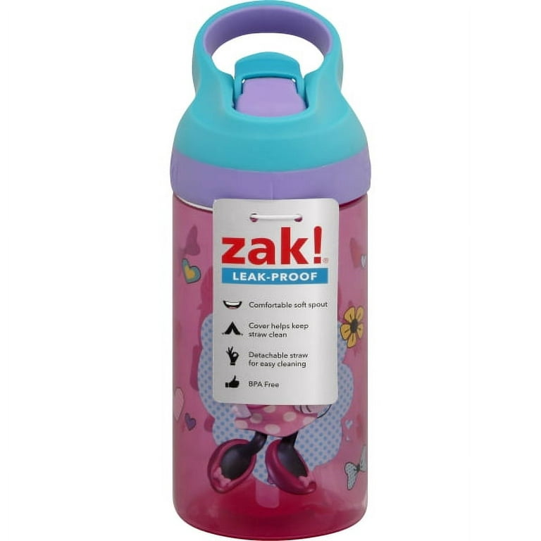 Zak Designs 20 Fl Oz Stainless Steel Barbie Water Bottle With Straw  Pink/white : Target