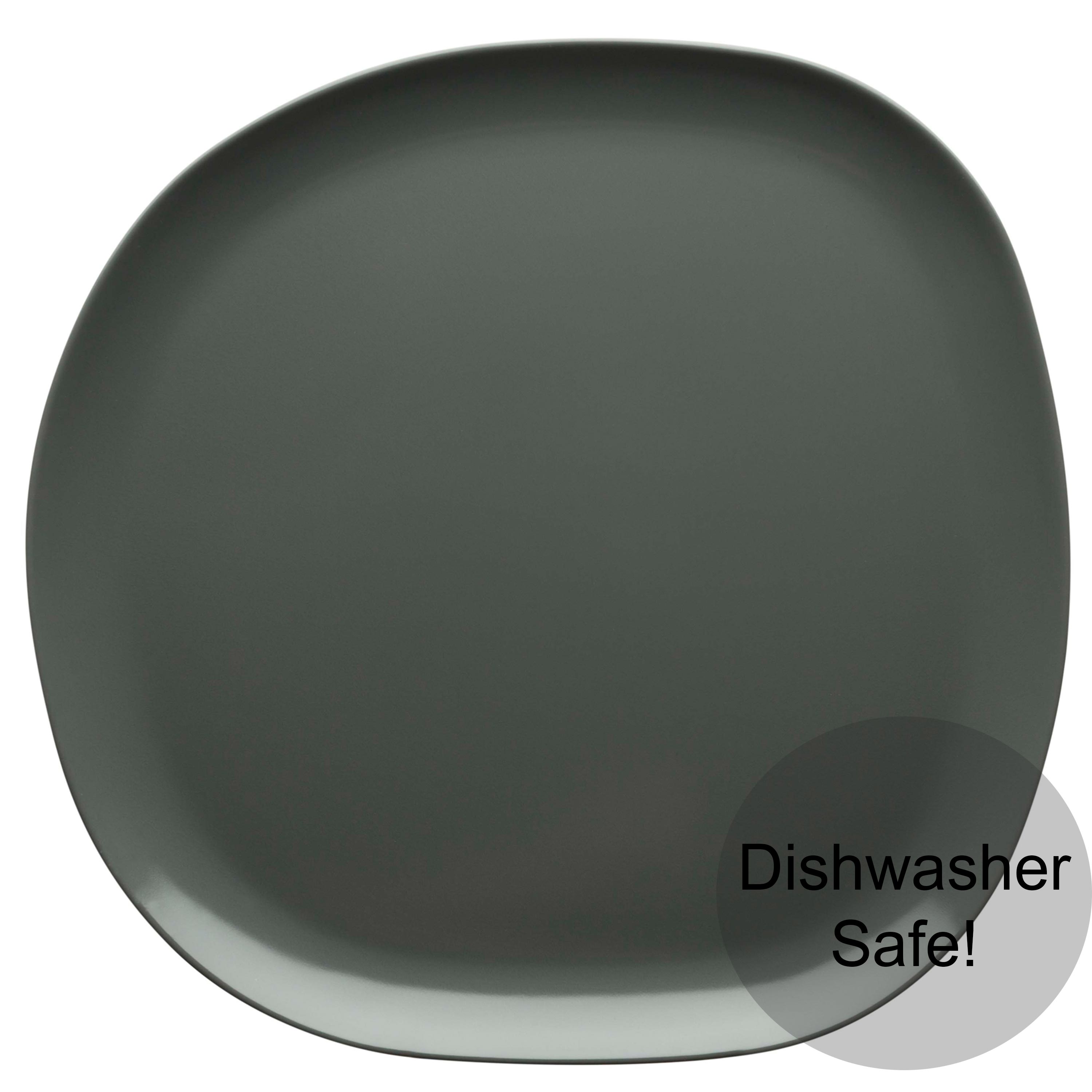 Zak! Designs Moso DishwasherSafe Melamine Bamboo Plates Dover