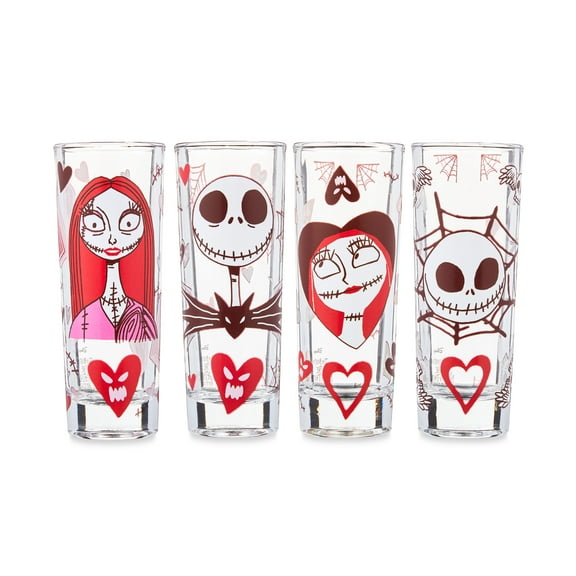 Zak Designs Nightmare before Chirstmas 4Pk Mini Glass