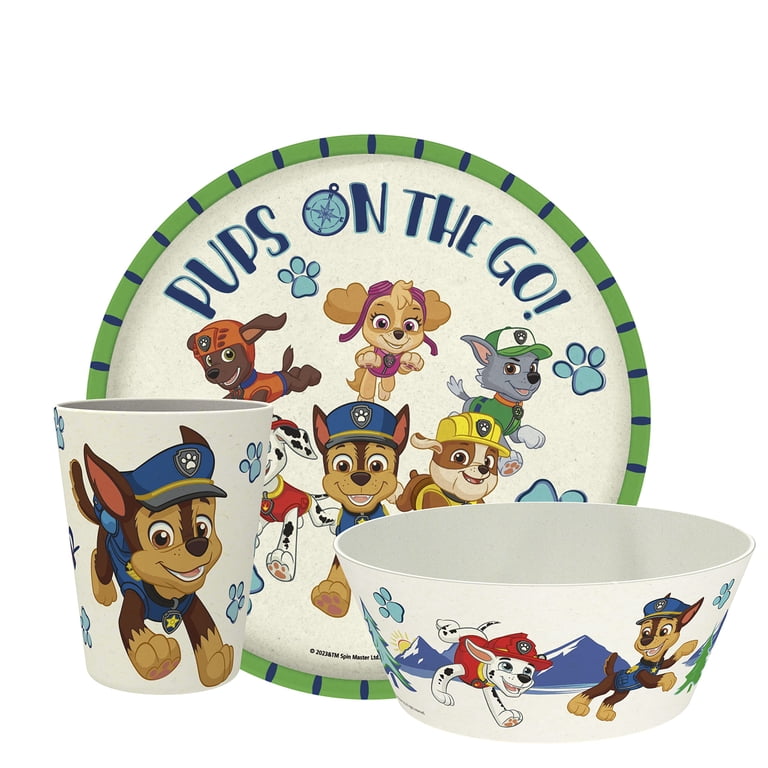 Dining Set Paw Patrol Cup And Plate Set Kawaii Paw Patrol