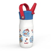 Zak Designs Bluey 14 ounce Kids Stainless Steel Vacuum Insulated Water Bottle, Bluey and Friends