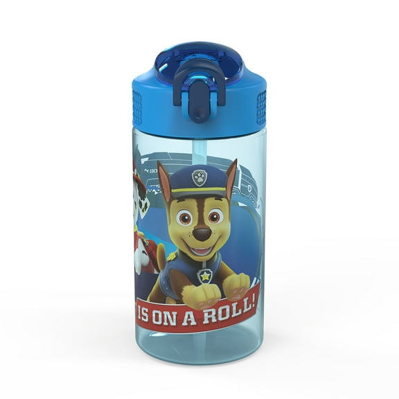 Zak Designs Paw Patrol 16 Fluid Ounces Reusable Leakproof Plastic Water Bottle