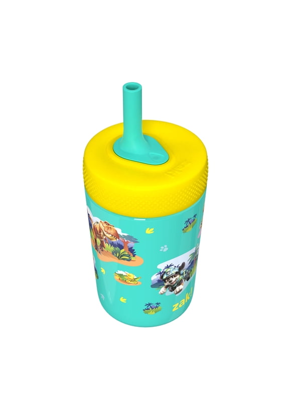 Zak Designs Paw Patrol Stainless Steel 9.5oz Kincaid Tumbler with Spill-Proof Lid, Burned Clay