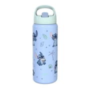 Zak Designs Siply Clutch 20oz Leak-Proof Stainless Steel Water Bottle, Disney Stitch