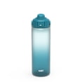 thumbnail image 1 of Zak Designs Soft Paint 32oz Durable Plastic Liberty Straw Water Bottle (Ombre Blue), 1 of 10