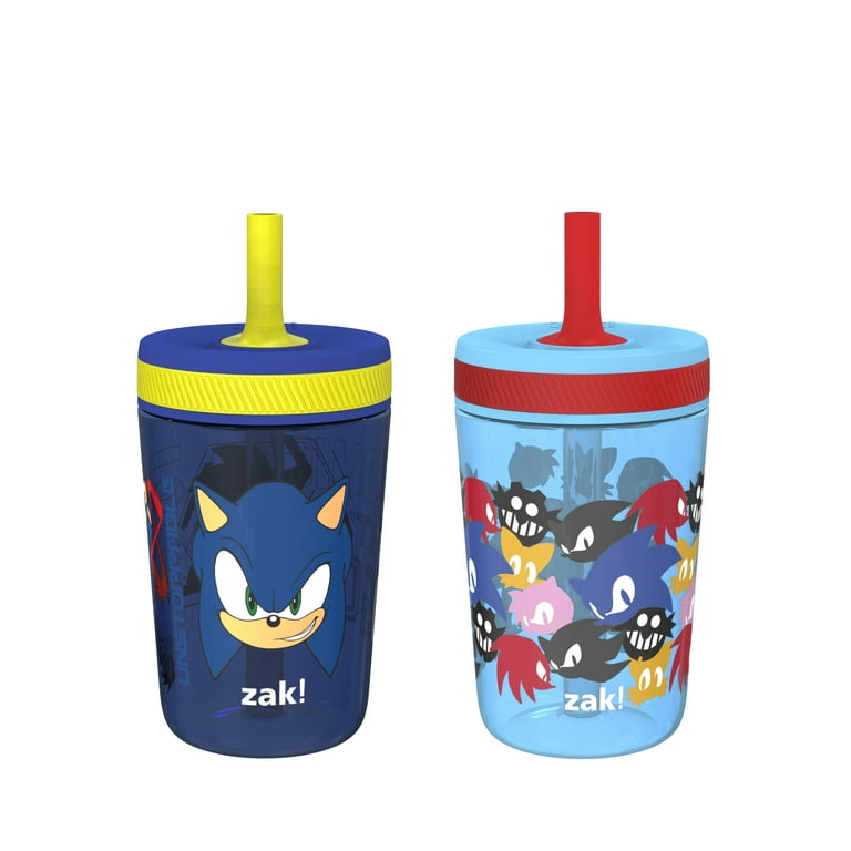  Zak Designs Sonic the Hedgehog Water Bottle for Travel