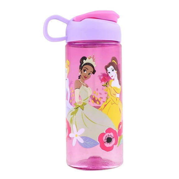 Disney Princesses 16.5 oz Sullivan Water Bottle Screw on Lid Tiana Belle