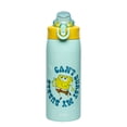 thumbnail image 1 of Zak Designs SpongeBob SquarePants Sage Kids Water Bottle For School or Travel, 19oz Stainless Steel Water Bottle With Straw, Handle, and Leak-Proof, Pop-Up Spout Cover (SpongeBob and Patrick), 1 of 9