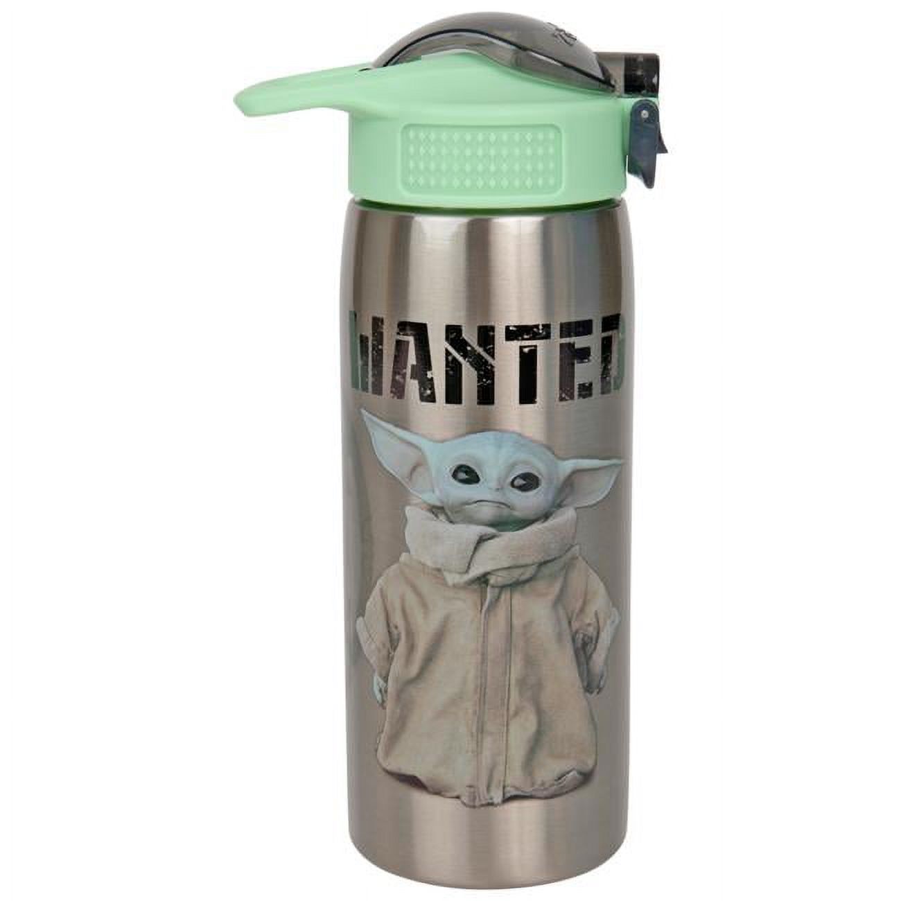 Zak Designs Star Wars: The Mandalorian 19 Ounce Stainless Steel Water Bottle, The Child - image 1 of 6