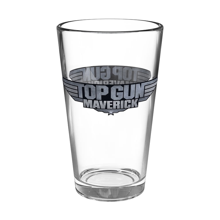 Zak Designs Top Gun 16oz Pint Glass - Walmart.com