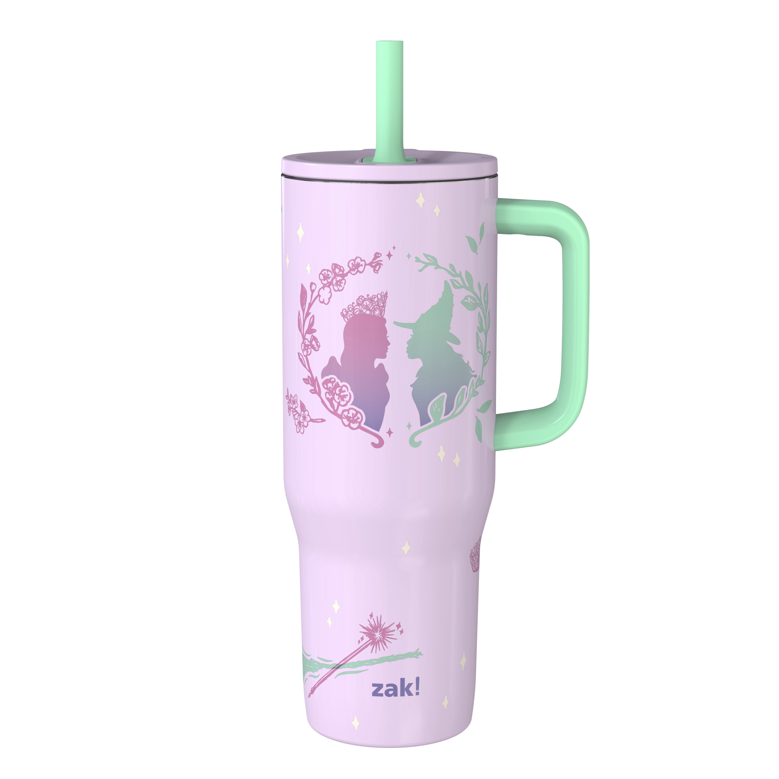 Zak Designs 30oz Wicked Double Wall Stainless Steel Vaccuum Insulated Sutton Straw Tumbler