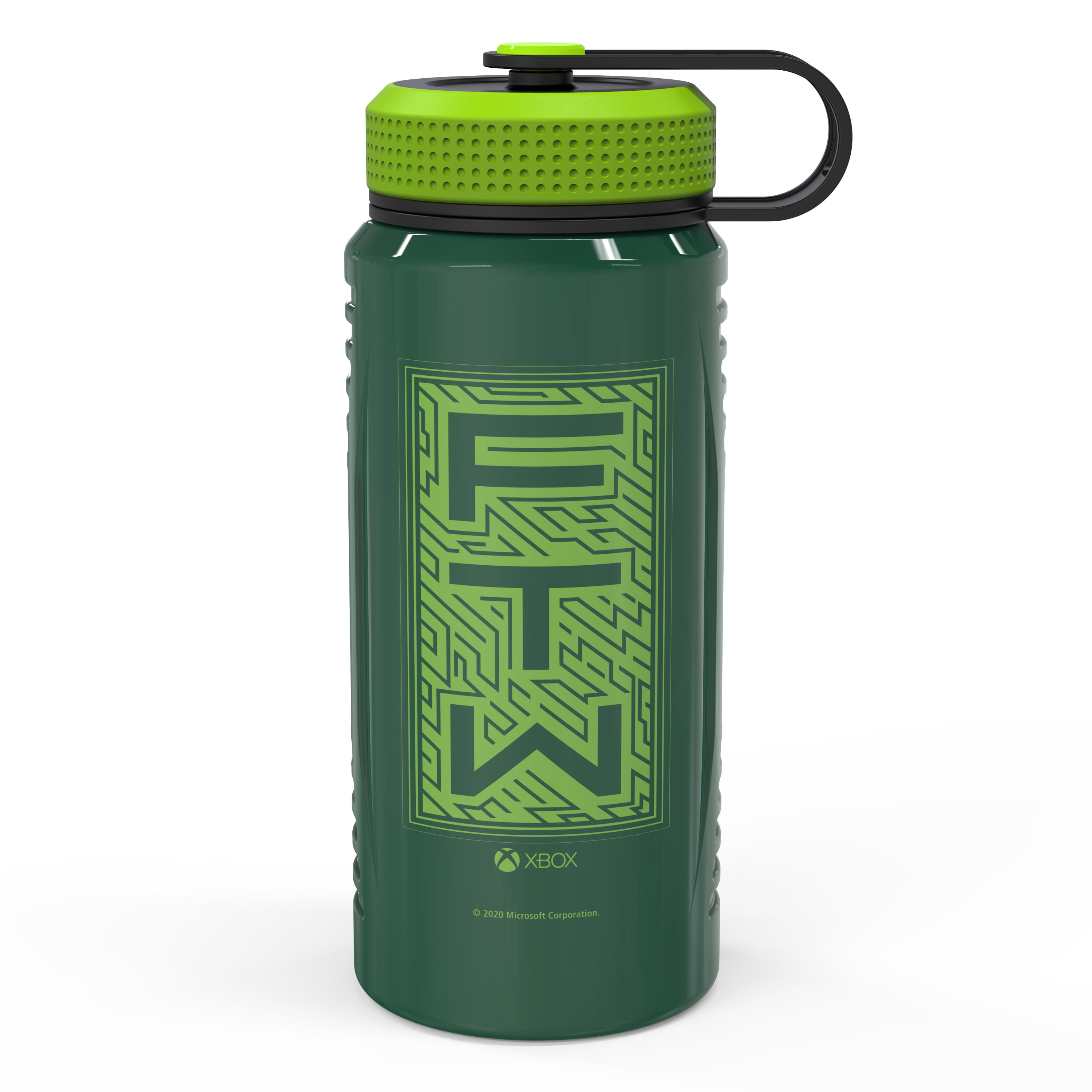 Zak Designs Xbox 24 Ounce Stainless Steel Insulated Water Bottle, FTW