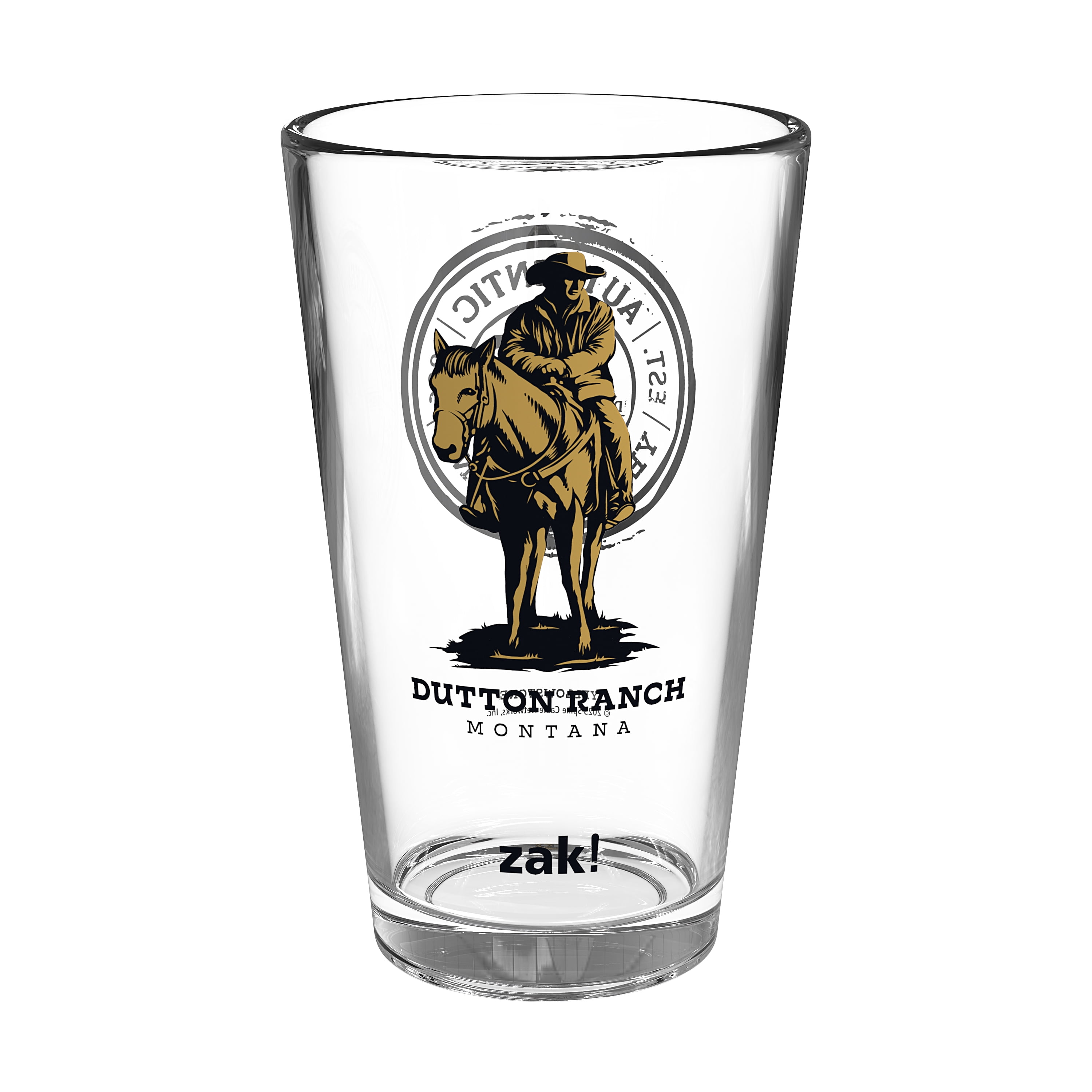 Zak Designs Yellowstone 16oz Pint Glass