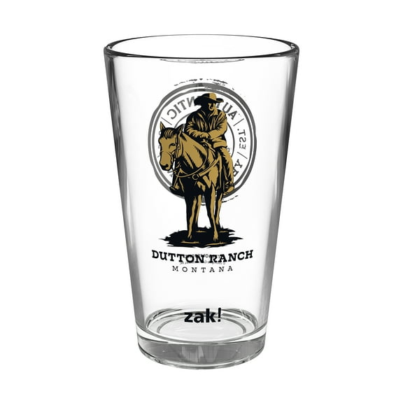 Zak Designs Yellowstone 16oz Pint Glass
