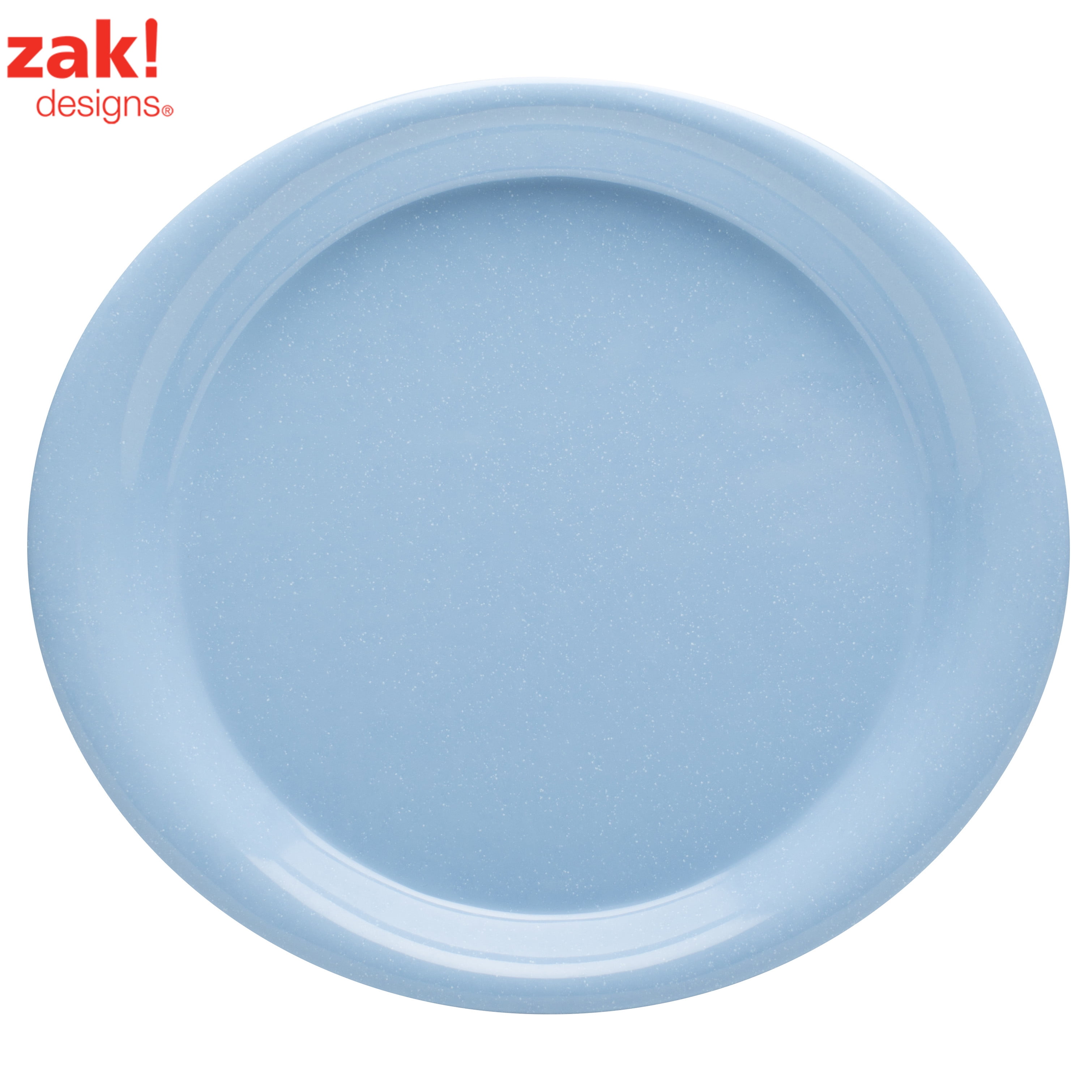 Zak Designs Zakwave Microwave Safe Dinner Plate Sky Blue