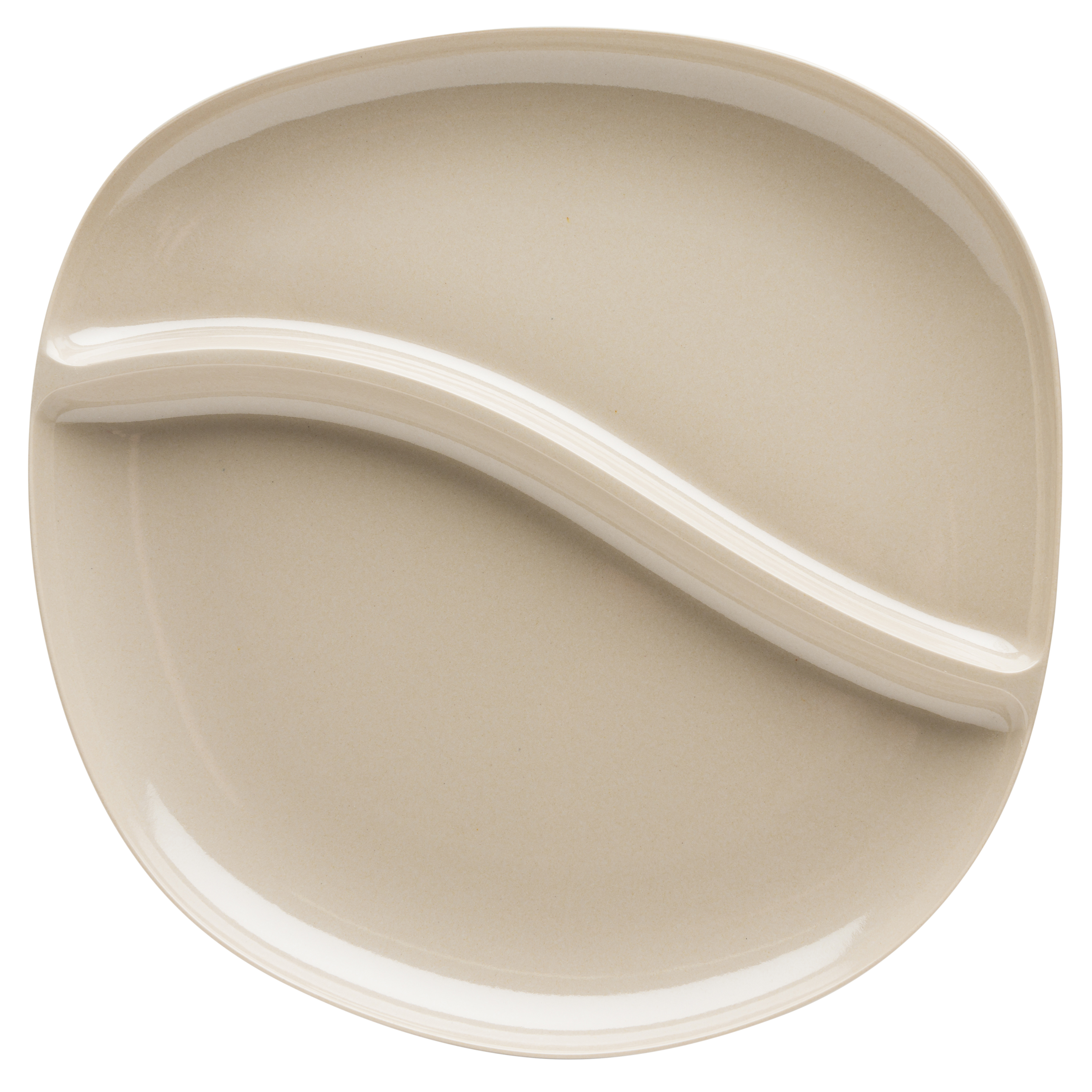 Zak DesignsBiodegradable Divided Bamboo Plate Rye