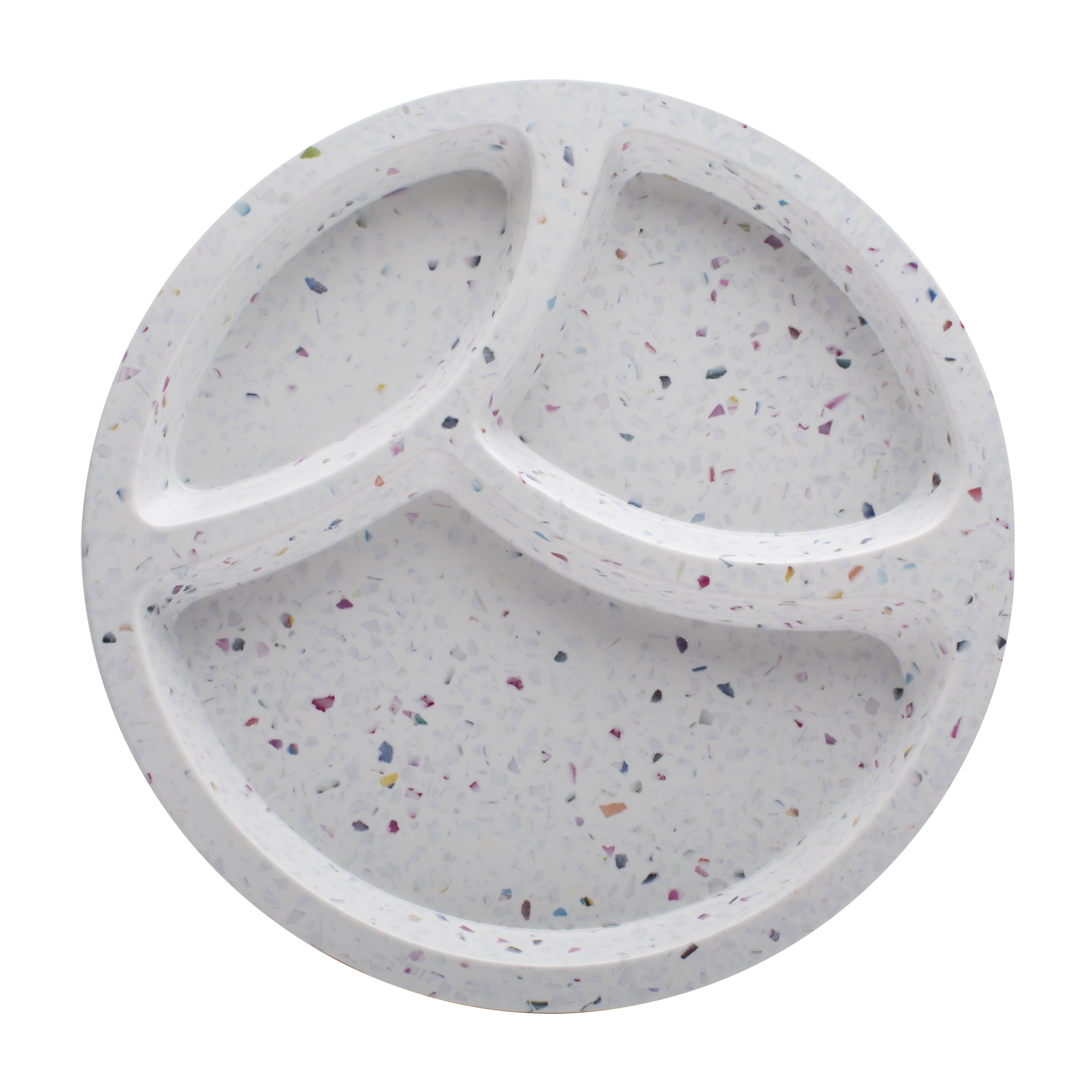 Zak designs 2025 confetti divided plate