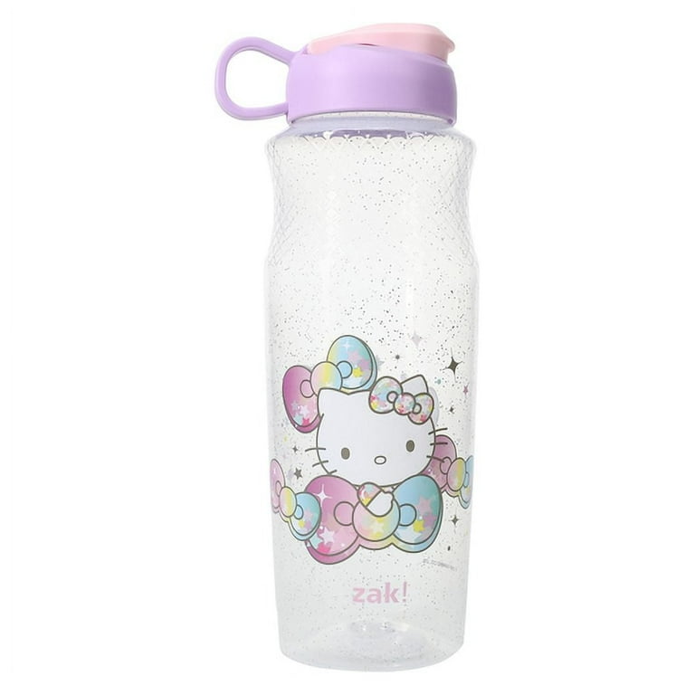 Zak!® Hello Kitty® Water Bottle - 30oz, Clear Sparkle - Walmart.com