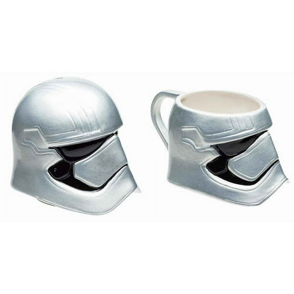 Zak! Star Wars Episode 7 Captain Phasma Sculpted Piggy Bank and Sculpture Coffee Mug Set