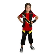 Zak Storm Child Costume Super Pirate TV Show Halloween Cosplay Kids Boys Youth