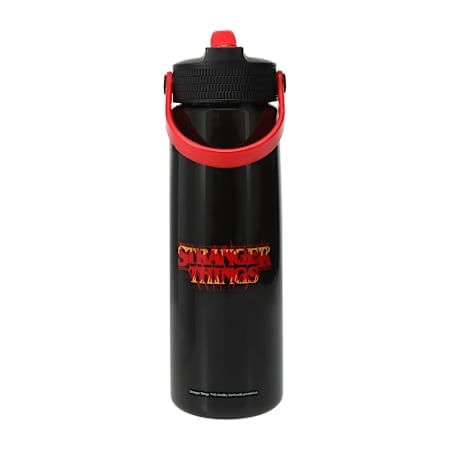 Zak! Stranger Things Hellfire Club Water Bottle with Straw, 30 oz