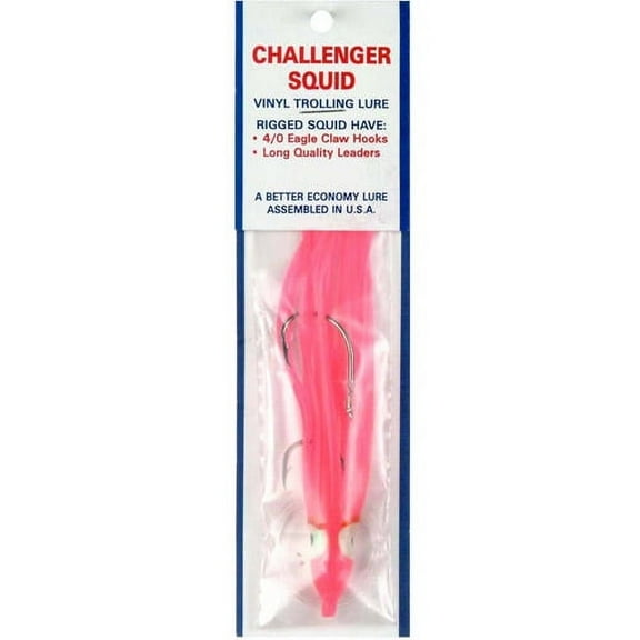 Zak Tackle 4.5" Squid - Rigged Hot Pink