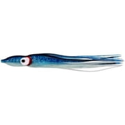 Zak Tackle 4.5" Squid - Rigged Blue Spatter/Glow Belly