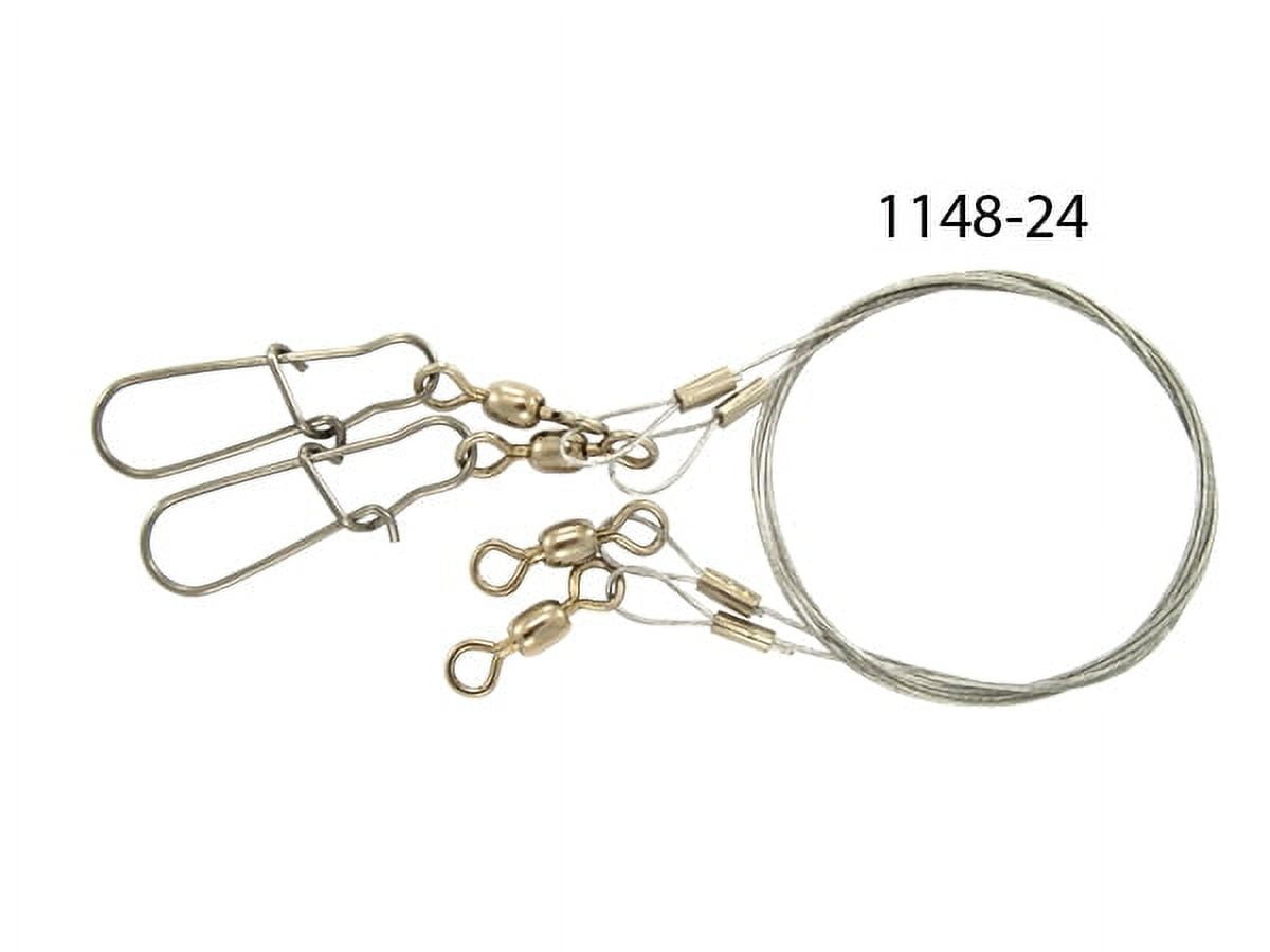 Zak Tackle Dodger Flasher Leader, 24", 2 Pack, Dodgers & Flashers