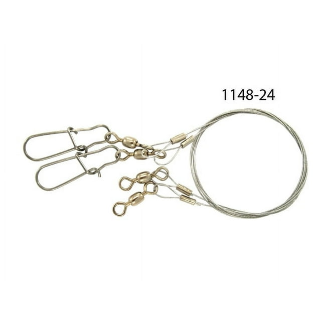 Zak Tackle Dodger Flasher Leader, 24", 2 Pack, Dodgers & Flashers