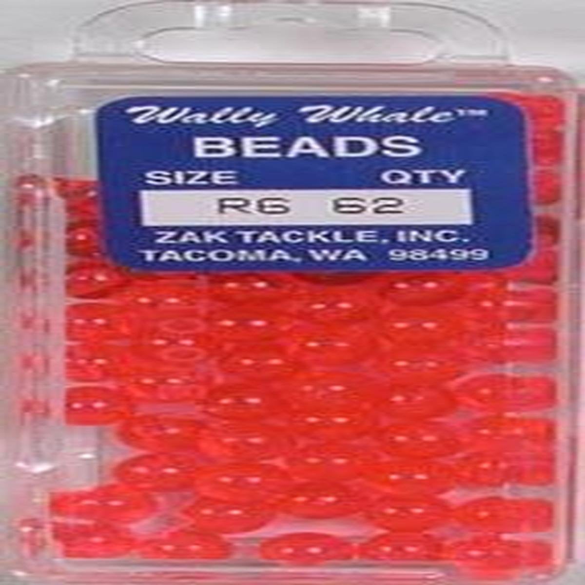 Zak Tackle SZ4 Fluorescent Red Beads Box of 140 - Walmart.com