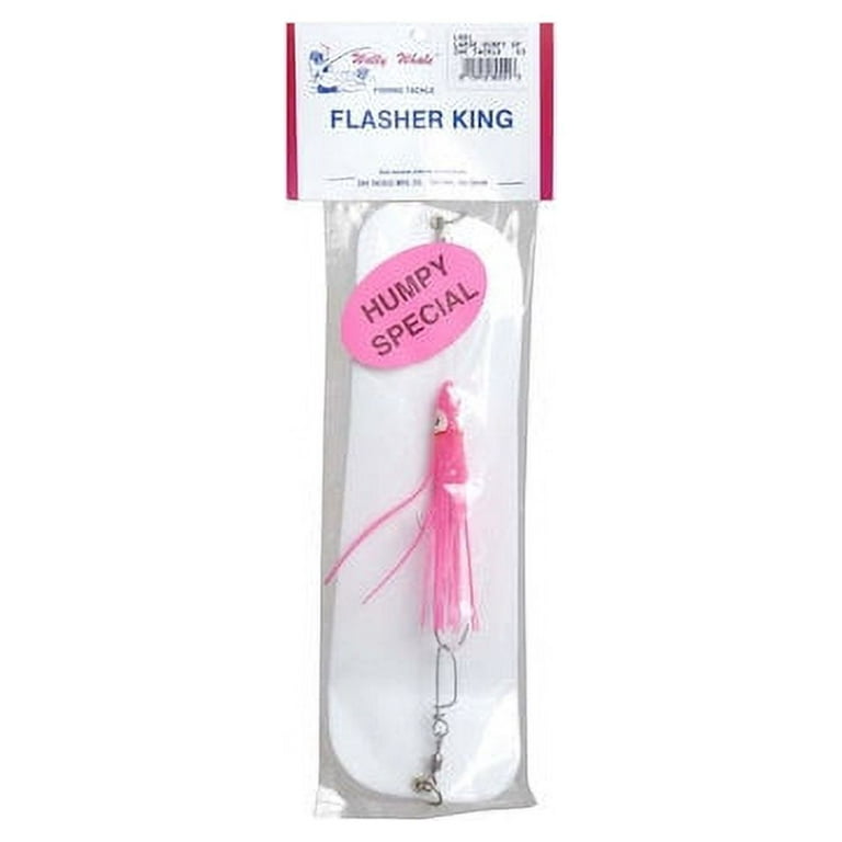 Gibbs Delta Humpy Special Rigged Flasher - Pink, 4 -1/2in