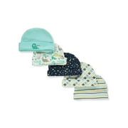 Zak & Zoey 5-Pack Dino Hats - white/mint, 0 - 12 months