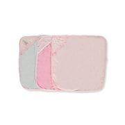Zak & Zoey Baby Girls' 3-Pack Hooded Towels - pink/multi, one size
