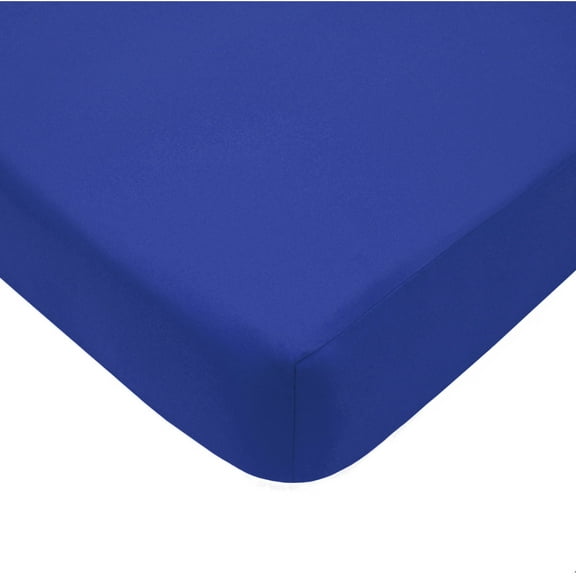 Zak & Zoey Royal Blue Fitted Crib Sheet