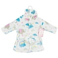 thumbnail image 1 of Zak and Zoey Hooded Robe- 0-9M- Elephants, 1 of 1