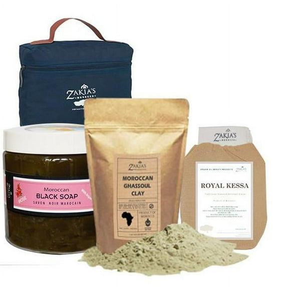 Zakias Morocco SOP-L-106 Moroccan Bath & Shower Set - Rose