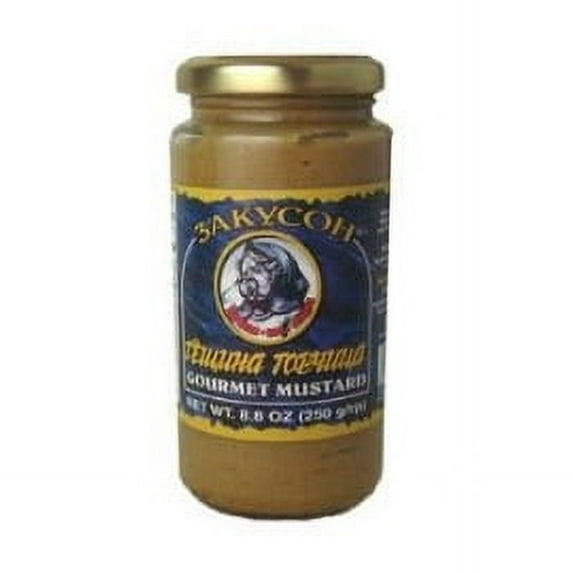 Zakuson Gourmet Mustard Hot 250G - Zesty Flavors - Perfect Condiment For Savory Delights - Adds Spic