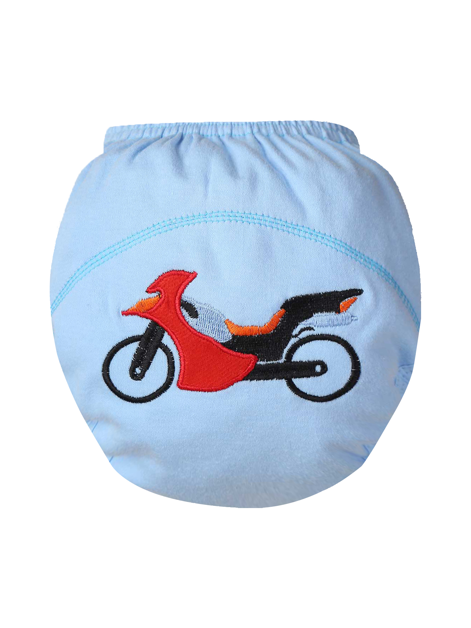 Zaldita Baby Girls Boys Soft Cotton Potty Training Underwear Washable Absorbent Bloomers Panties for Blue Motorbike 90