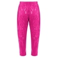 thumbnail image 1 of Zaldita Kids Boys Girls Sparkly Sequins Dance Jogger Pants Trousers Hip Hop Jazz Leggings Streetwear Hot Pink 120, 1 of 7