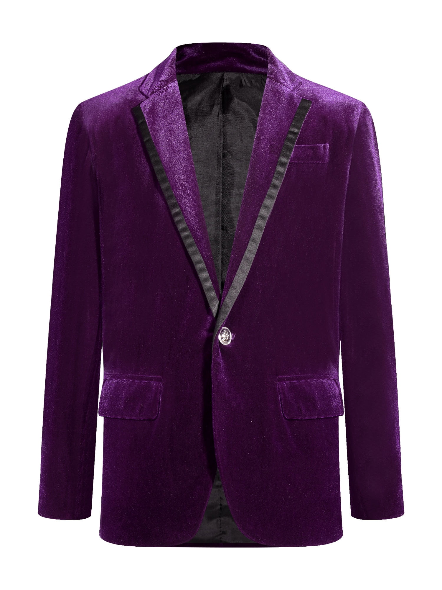 Zaldita Kids Boys Velvet Gentleman Suit Blazer One Button Formal Tuxedo ...