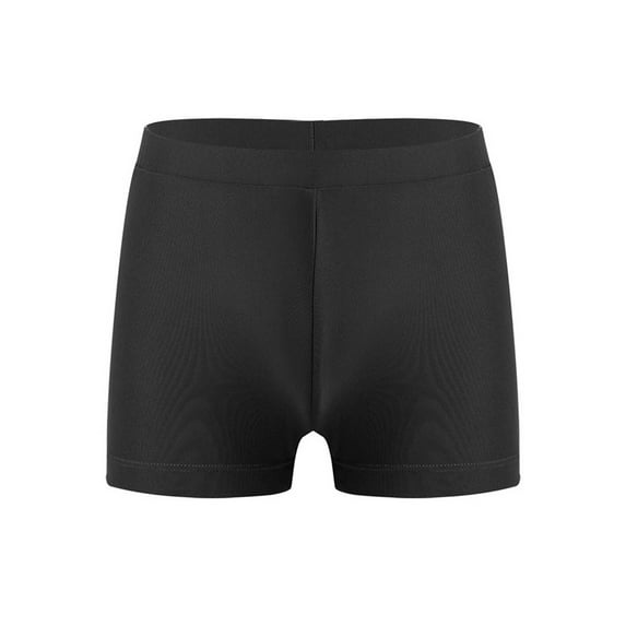 Zaldita Kids Girls Active Swim Shorts Water Sports Swimsuit Bathing Suit Bottoms Athletic Rash Guard Boyshort Black 4