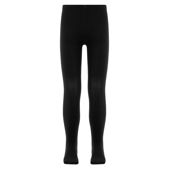Zaldita Kids Girls Ballet Dance Footed Tights Pantyhose Stockings Sport Yoga Gymnastic Leggings A Black 5-6