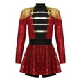 thumbnail image 1 of Zaldita Kids Girls Circus Ringmaster Costume Halloween Christmas Party Wear Carnival Dance Leotard Red 12, 1 of 7