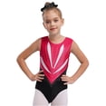 thumbnail image 1 of Zaldita Kids Girls Gymnastics Leotards Sparkly Ballet with Tumbling Shorts Yoga Leggings and Hairband Hot Pink&Black 6, 1 of 7