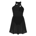 thumbnail image 1 of Zaldita Kids Girls Lyrical Dance Dress Ballet Leotard Modern Contemporary Dance Costume Dancewear Black 6, 1 of 7